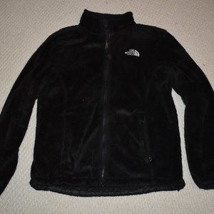 North Face Fuzzy Black Jacket | Size M